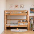 House Frame Bunk Bed in Solid Beech