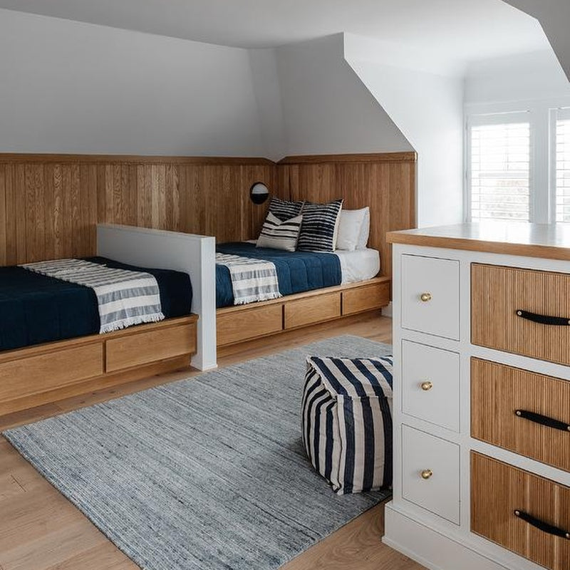 Shared Bedroom Package for Two Children in Solid Oak